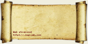 Andrijana Bzenić vizit kartica